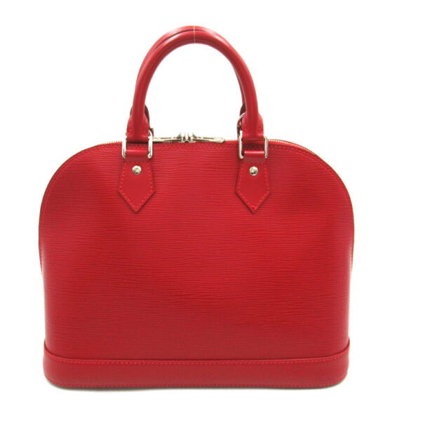 2101218167344 2 Louis Vuitton Alma PM Handbag Leather Epi Red