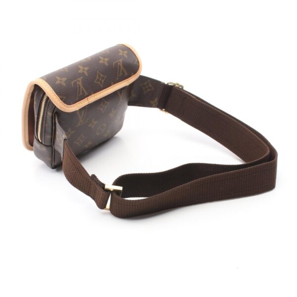 2101218170900 2 Louis Vuitton Bum Bag Waist Bag Leather Monogram Brown