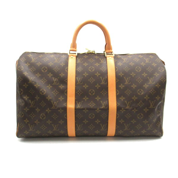 2101218177589 1 Louis Vuitton Keepall 50 Bag Monogram Brown