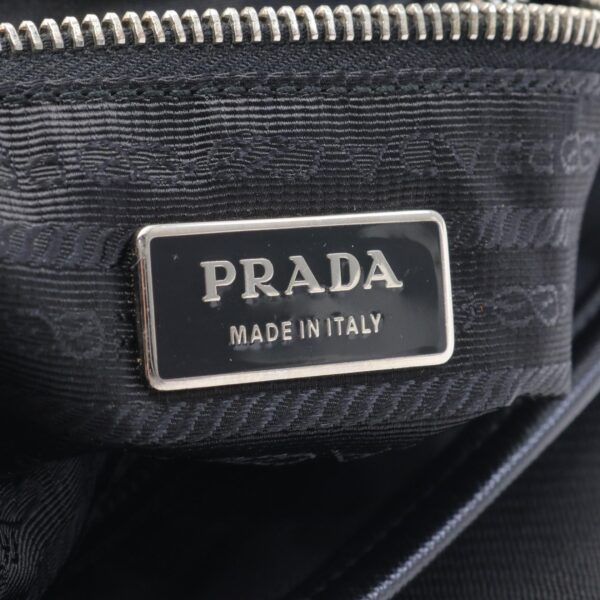 2101218178203 4 Prada Shoulder Bag Nylon Leather Black