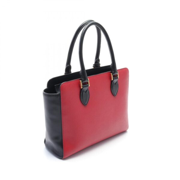 2101218179026 2 Prada Handbag Leather Red Black