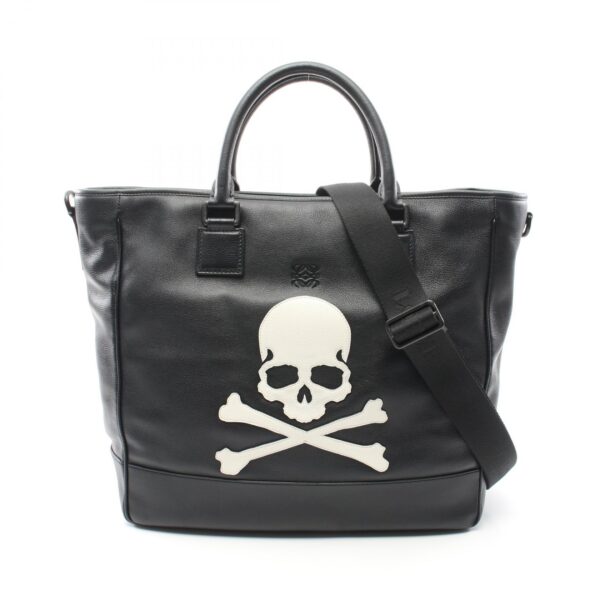 2101218191004 1 Loewe Mastermind Japan Tote Bag Leather Black White