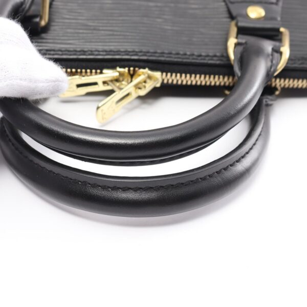 2101218195835 7 Louis Vuitton Alma Epi Leather Handbag Black