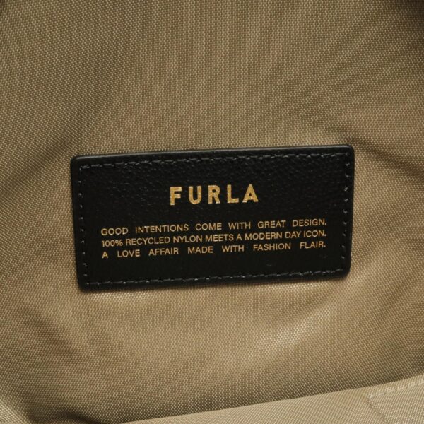 2101218197372 4 Furla Piuma M Handbag Leather Nylon Bag Black