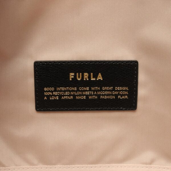 2101218197495 4 Furla Piuma L Tote Bag Nylon Leather Pink Beige