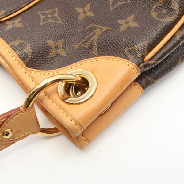 2101218219203 9 Louis Vuitton Galliera PM Shoulder Bag Leather Monogram Brown