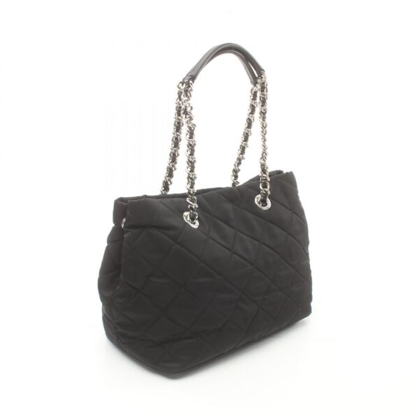 2101218219685 2 Prada Tessuto Impuntu Tote Bag Nylon Black