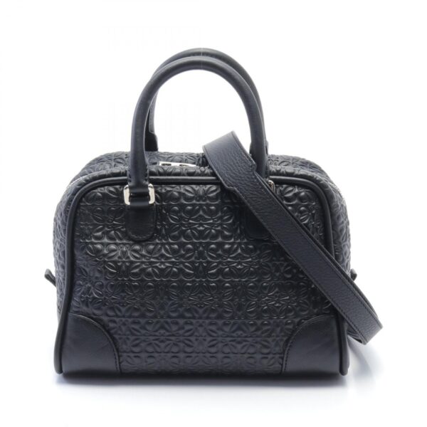 2101218220209 1 Loewe Amazona 75 Handbag Leather Black