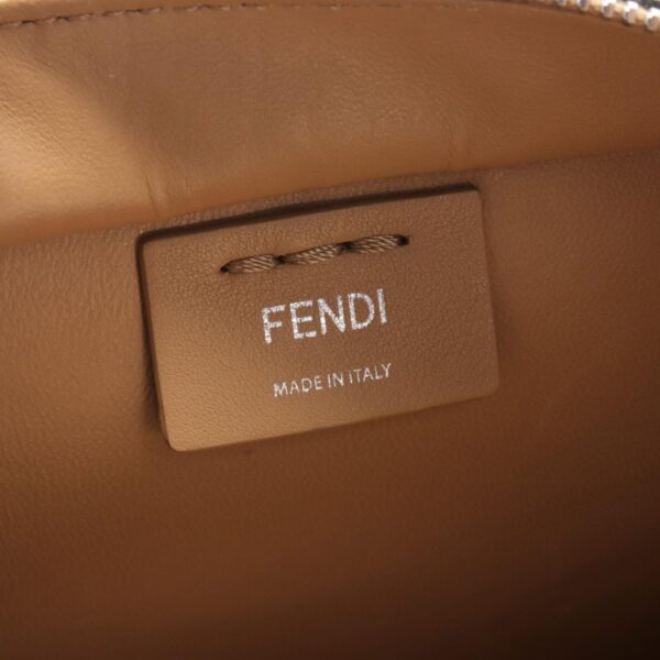 2101218220599 4 Fendi Mini Troisajours Handbag Leather Brown Black