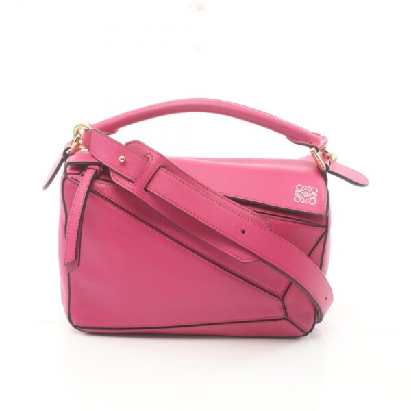 2101218220797 1 Loewe Puzzle Small Handbag Leather Pink