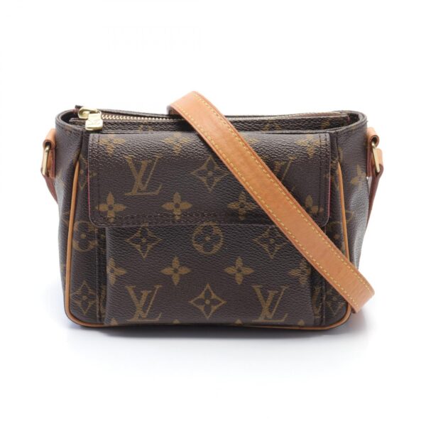 2101218220919 1 Louis Vuitton Viva Cite PM Shoulder Bag Leather Monogram Brown