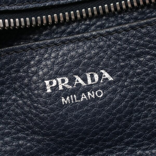 2101218220957 4 Prada Vitello Phenix Handbag Leather Navy