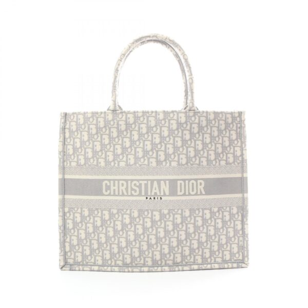 2101218225839 1 Dior Book Tote Large Tote Bag Gray Beige