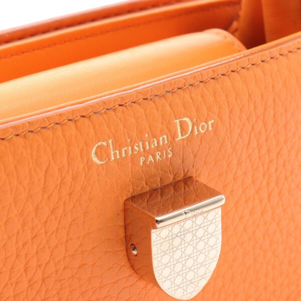 2101218229141 4 Christian Dior Diorever Handbag Leather Orange