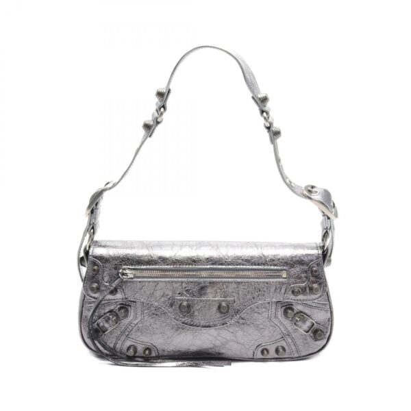 2101218230864 1 Balenciaga Le Cagole S Shoulder Bag Leather Silver