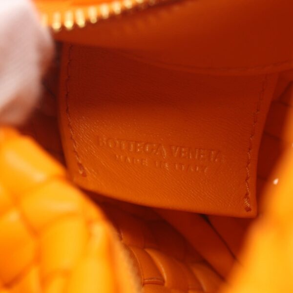 2101218230994 4 Bottega Veneta Mini Padded Jodi Intrecciato Handbag Leather Orange