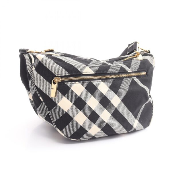 2101218231328 2 Burberry Messenger Waist Bag Cotton Black White