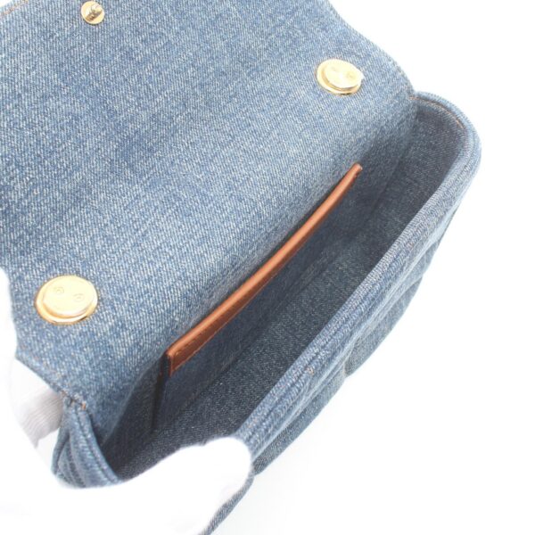 2101218231588 3 Celine Denim Shoulder Bag Navy