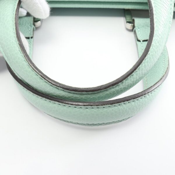 2101218237528 8 Gucci Zumi Small Top Handle Handbag Leather Green