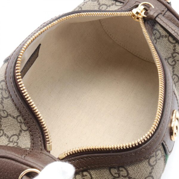 2101218240849 3 Gucci Ophidia GG Supreme Shoulder Bag Leather Beige Brown Multicolor