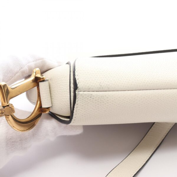 2101218257625 9 Dior Saddle Bag Handbag Leather White