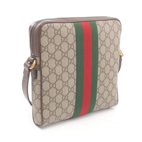 2101218259247 2 Gucci Ophidia GG Small Messenger GG Supreme Shoulder Bag Beige