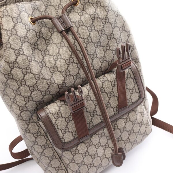 2101218259360 5 Gucci Ophidia GG Supreme Rucksack Backpack Leather Beige Brown Multicolor