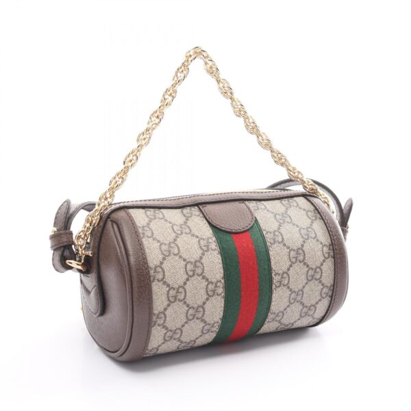 2101218259407 2 Gucci Ophidia GG Supreme Mini Shoulder Bag Leather Beige Brown Multicolor