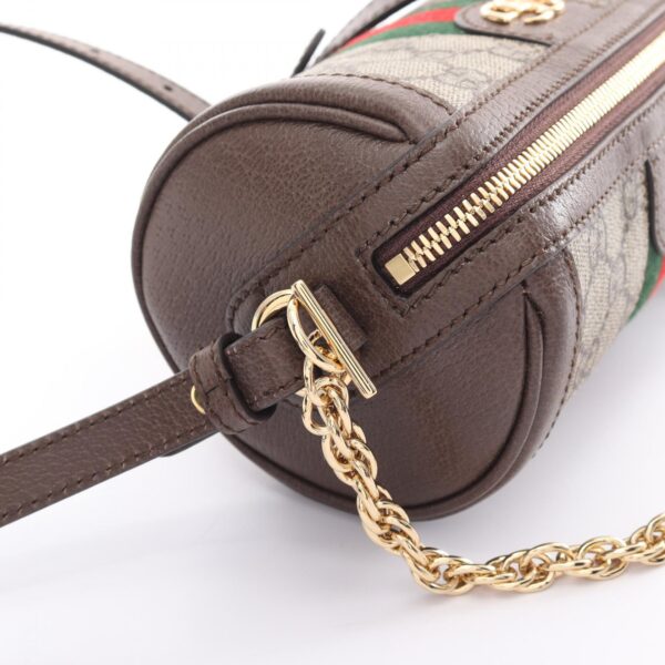 2101218259407 6 Gucci Ophidia GG Supreme Mini Shoulder Bag Leather Beige Brown Multicolor