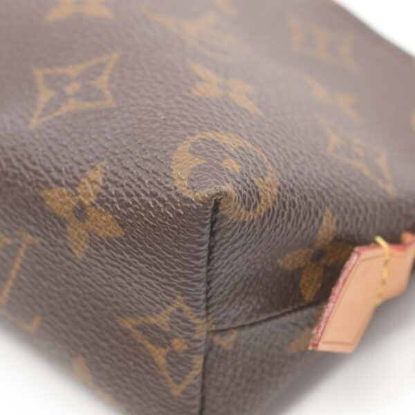 2101218274653 6 Louis Vuitton Pochette Cosmetic Leather Pouch Monogram Brown