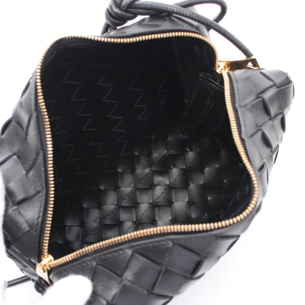 2101218287318 3 Bottega Veneta Intrecciato Small Camera Bag Leather Black