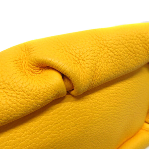 210267205 Celine Leather Handbag Yellow