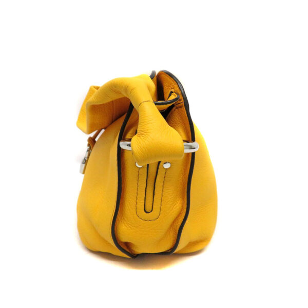 21026723 Celine Leather Handbag Yellow