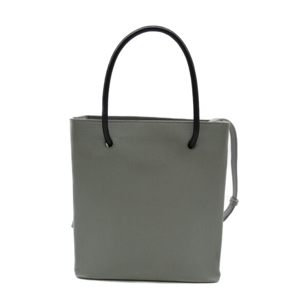 2104102225700 3 Balenciaga 2Way Shopping Tote XXS Calf Leather Gray