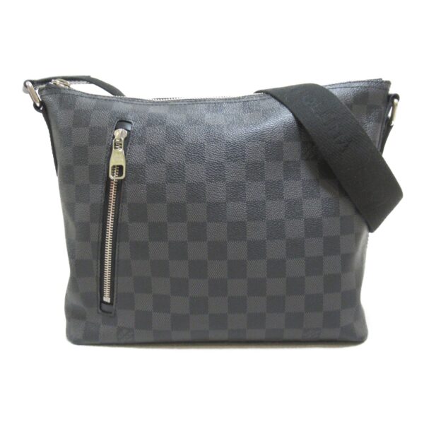 2104102236485 2 Louis Vuitton Mick PM Shoulder Bag Damier Graphite Gray