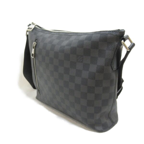 2104102236485 4 Louis Vuitton Mick PM Shoulder Bag Damier Graphite Gray