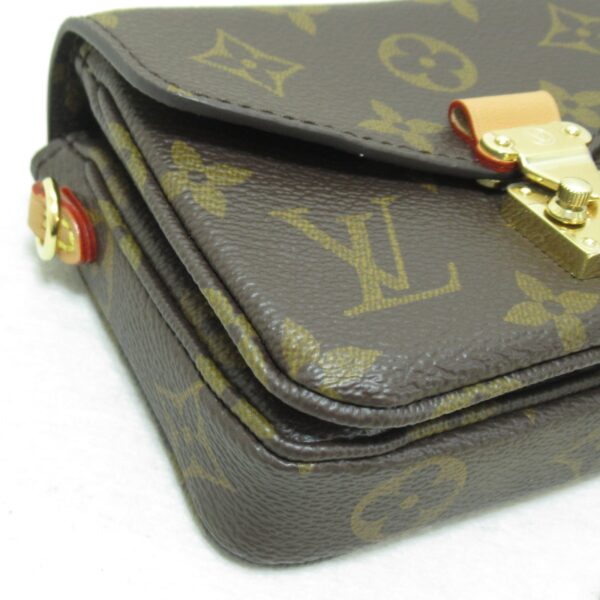 2104102237123 8 Louis Vuitton Micrometis Shoulder Bag Monogram Brown