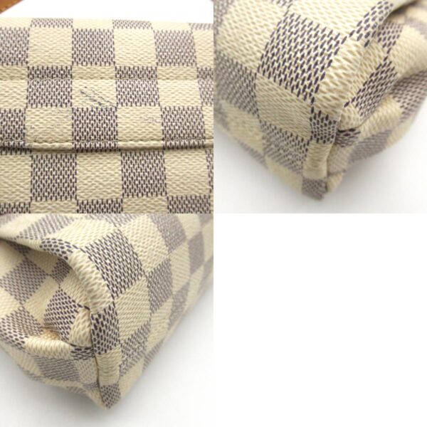 2104102245098 13c Louis Vuitton Croisette 2way Shoulder Bag Damier Azur Ivory