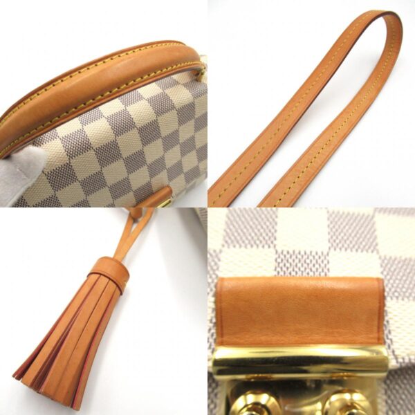 2104102245098 9c Louis Vuitton Croisette 2way Shoulder Bag Damier Azur Ivory