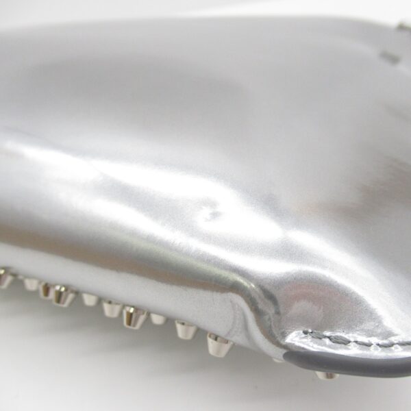 2104102245227 7 Christian Louboutin Clutch Bag Leather Silver