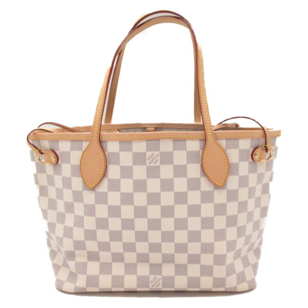 2104102245531 1 Louis Vuitton Neverfull PM Tote Bag Damier White