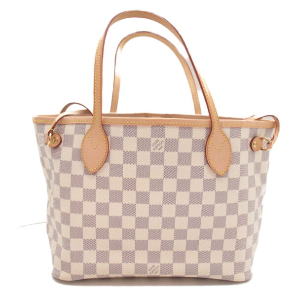 2104102245531 2 Louis Vuitton Neverfull PM Tote Bag Damier White