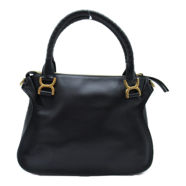 2104102246118 5 Chloe Marcy Small Tote Shoulder Bag Leather Black