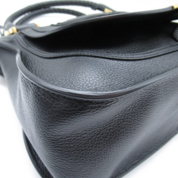 2104102246118 8 Chloe Marcy Small Tote Shoulder Bag Leather Black