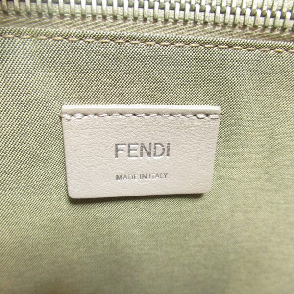 2104102247559 10 Fendi Visible 2Way Shoulder Bag Calf Leather Gray