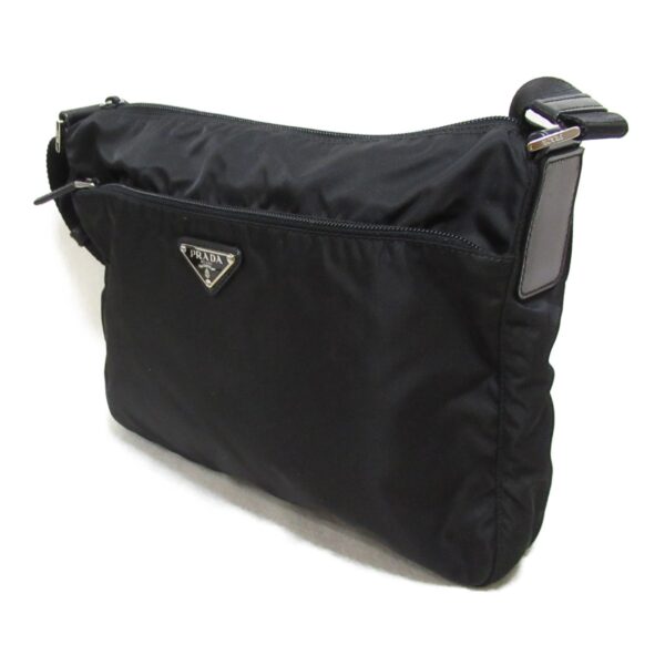 2104102258104 4 Prada Shoulder Bag Nylon Black