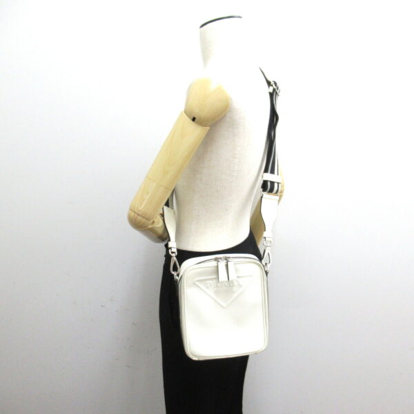 2104102260497 5 Prada Shoulder Bag Saffiano Leather White