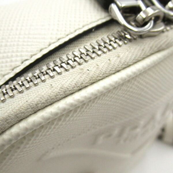 2104102260497 9 Prada Shoulder Bag Saffiano Leather White