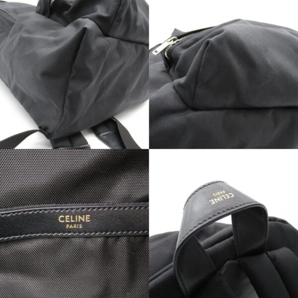 2104102263146 8c Celine Nylon Rucksack Backpack Black