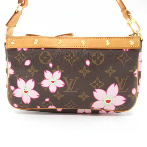 2104102268264 8 Louis Vuitton Pochette Accessoire Pouch Cherry Blossom Brown